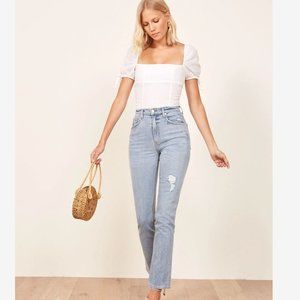 REFORMATION Liza High Straight Jean
